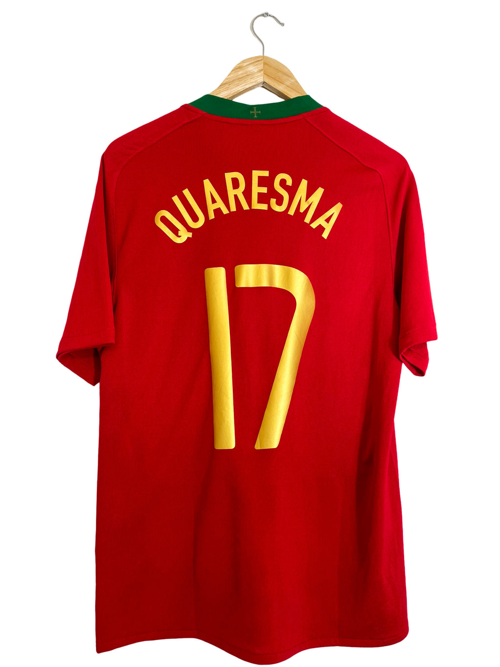 2008 – Portugal Home Shirt [#17 Quaresma] - Size M
