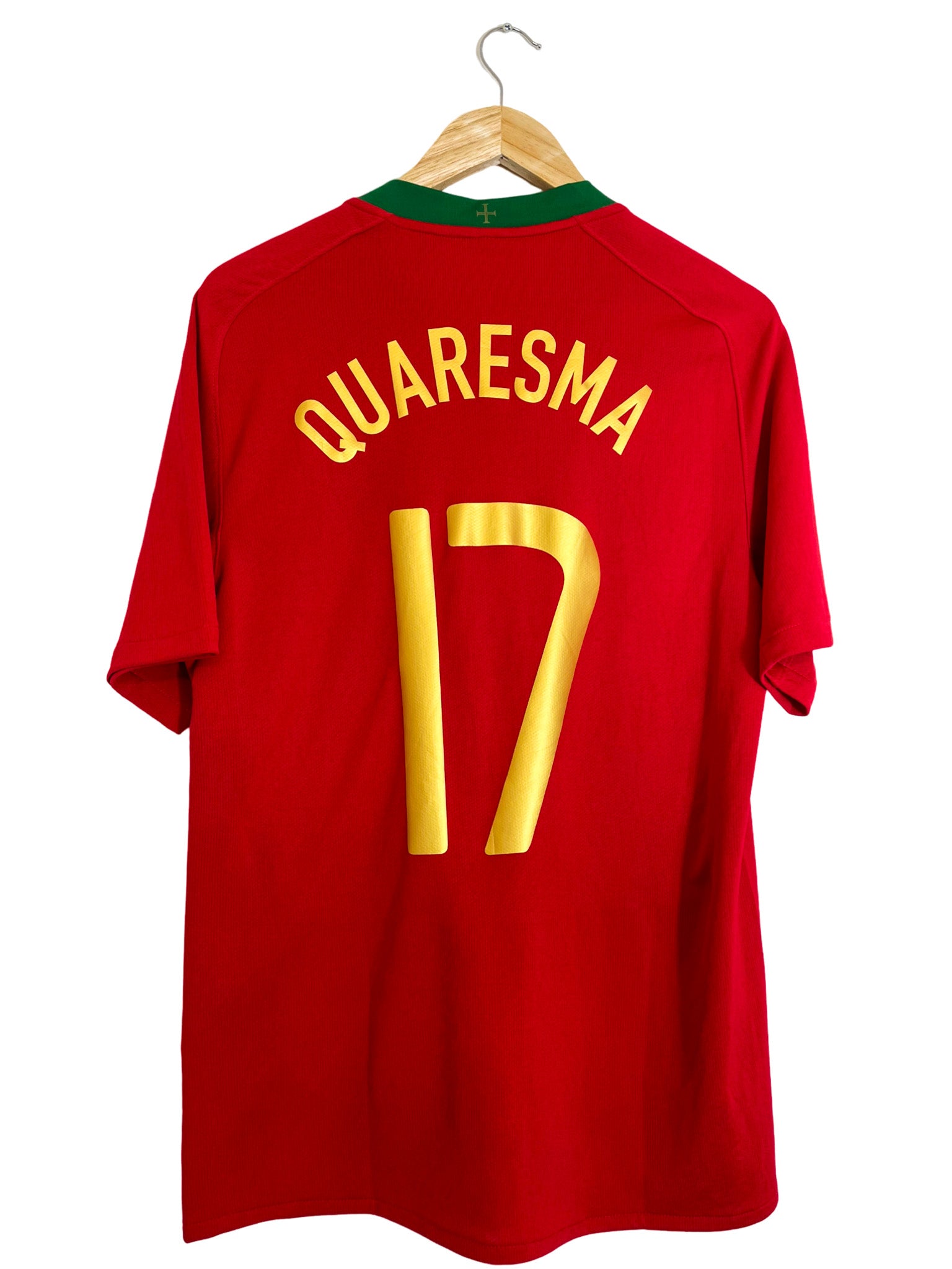 2008 – Maillot Portugal domicile [#17 Quaresma] - Taille M