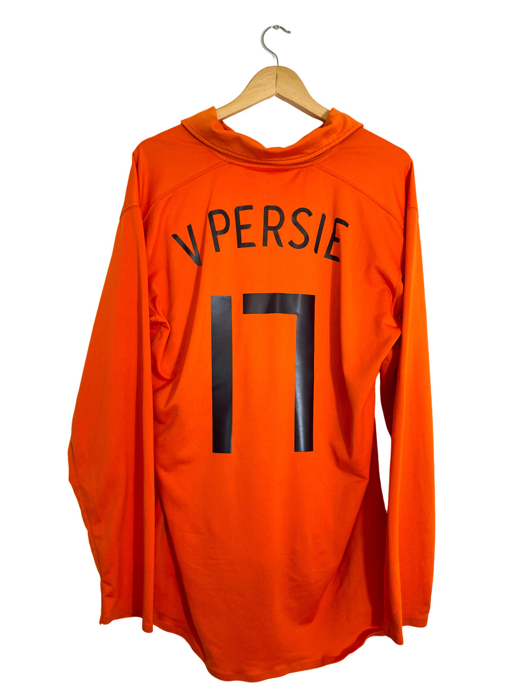2006 - Camiseta local de Países Bajos [#17 Van Persie] *Mangas largas* - 2XL