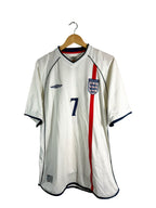 2004 – England Home Shirt [#7 Beckham] - Size XL 