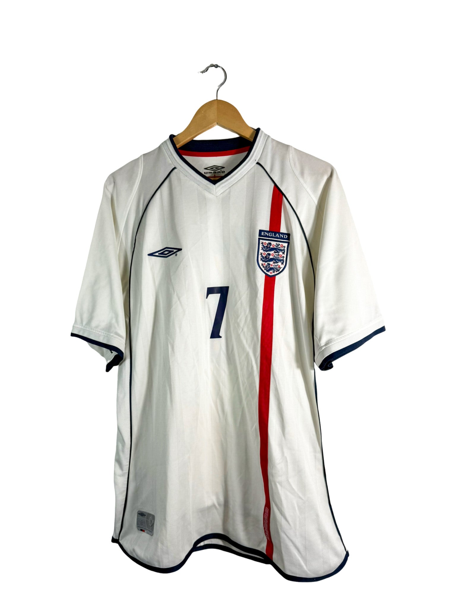 2004 – Maillot Angleterre domicile [#7 Beckham] - Taille XL