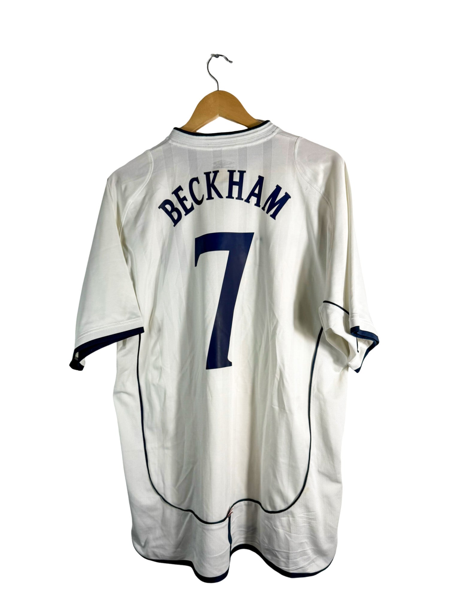 2004 – Maillot Angleterre domicile [#7 Beckham] - Taille XL