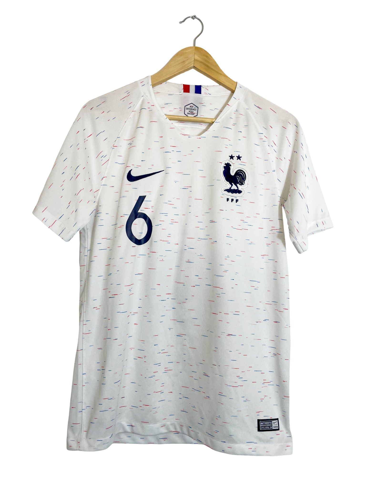 2018 – Maillot Équipe de France extérieur [#6 Pogba] - Taille S