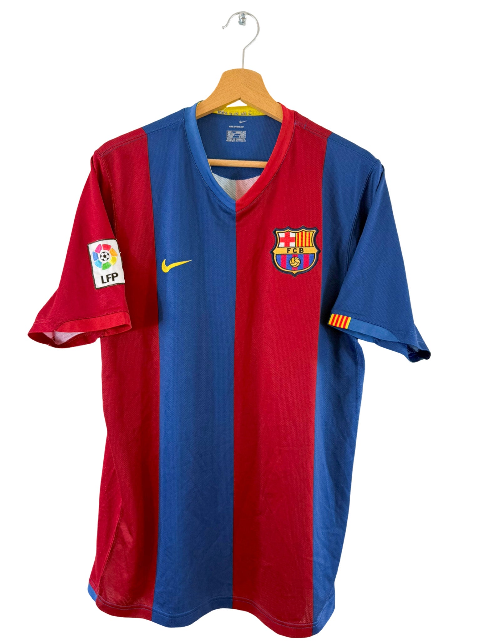 2006/2007 - Camiseta local del FC Barcelona [#19 MESSI] Nike - Talla L