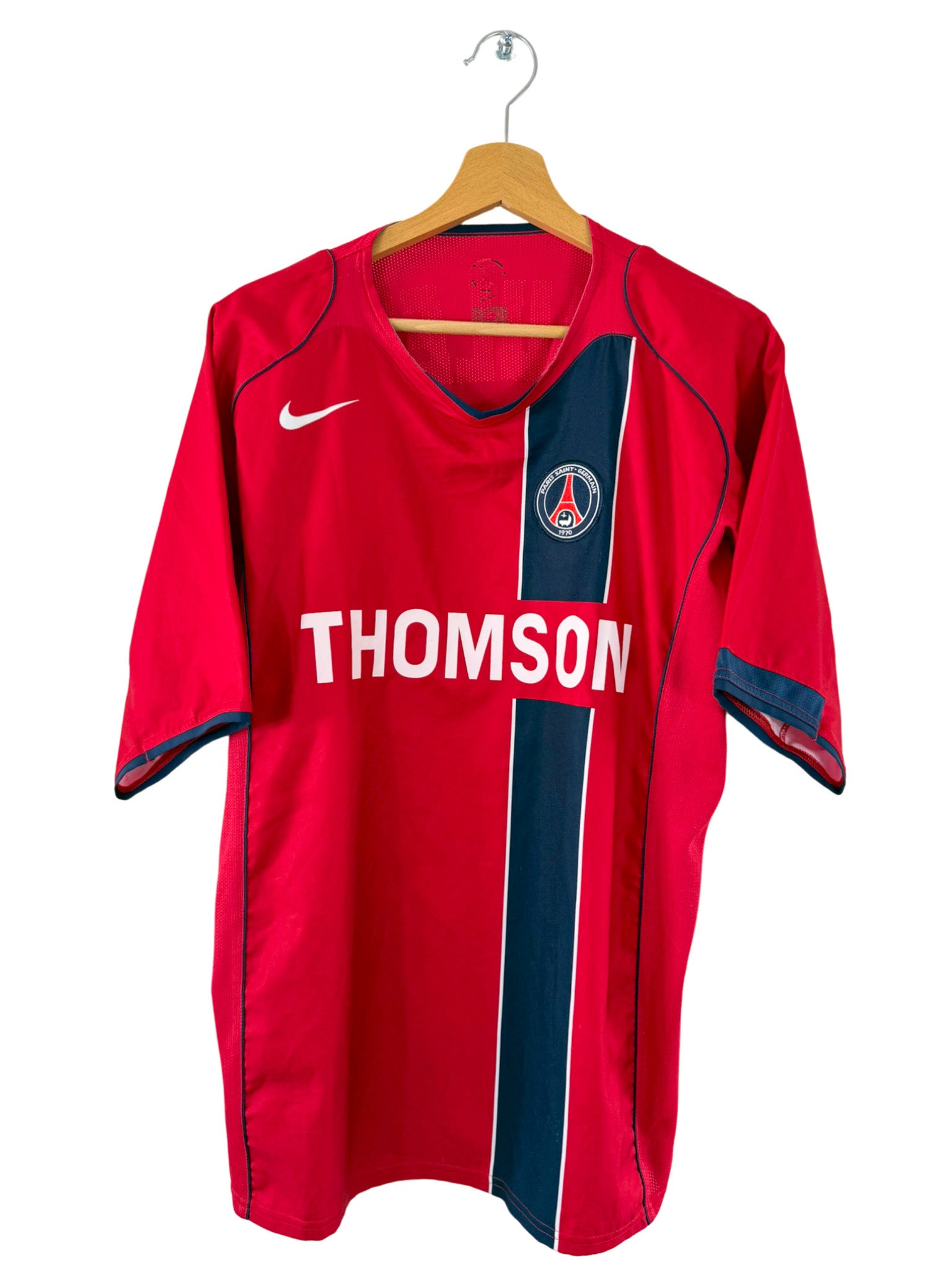 2004/2005 - Camiseta de visitante del Paris Saint-Germain [#9 Pauleta] Nike - Talla L