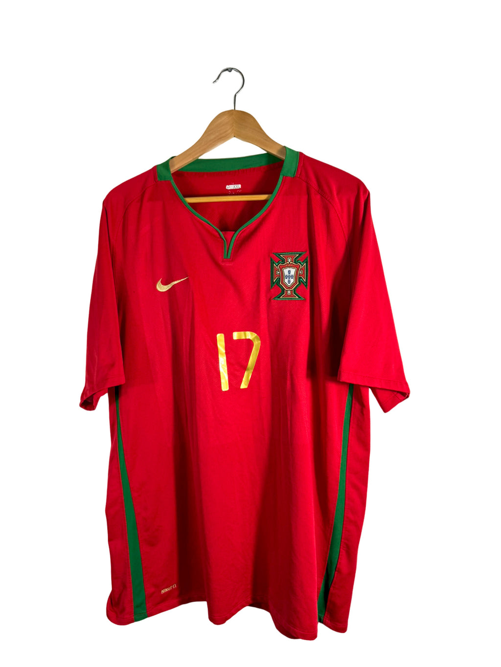 2008 Maillot Portugal domicile [#17 Quaresma] - 2XL
