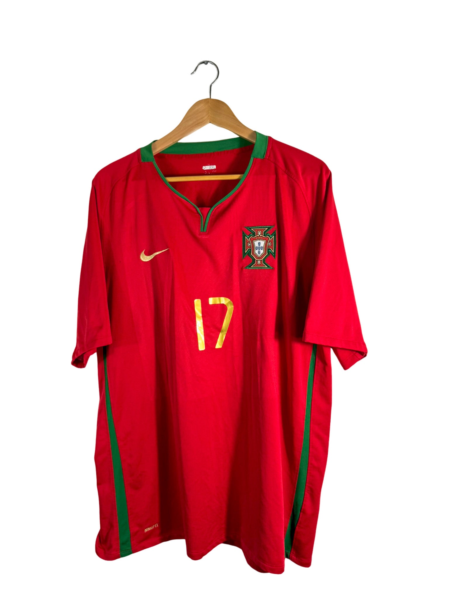 2008 Maillot Portugal domicile [#17 Quaresma] - 2XL