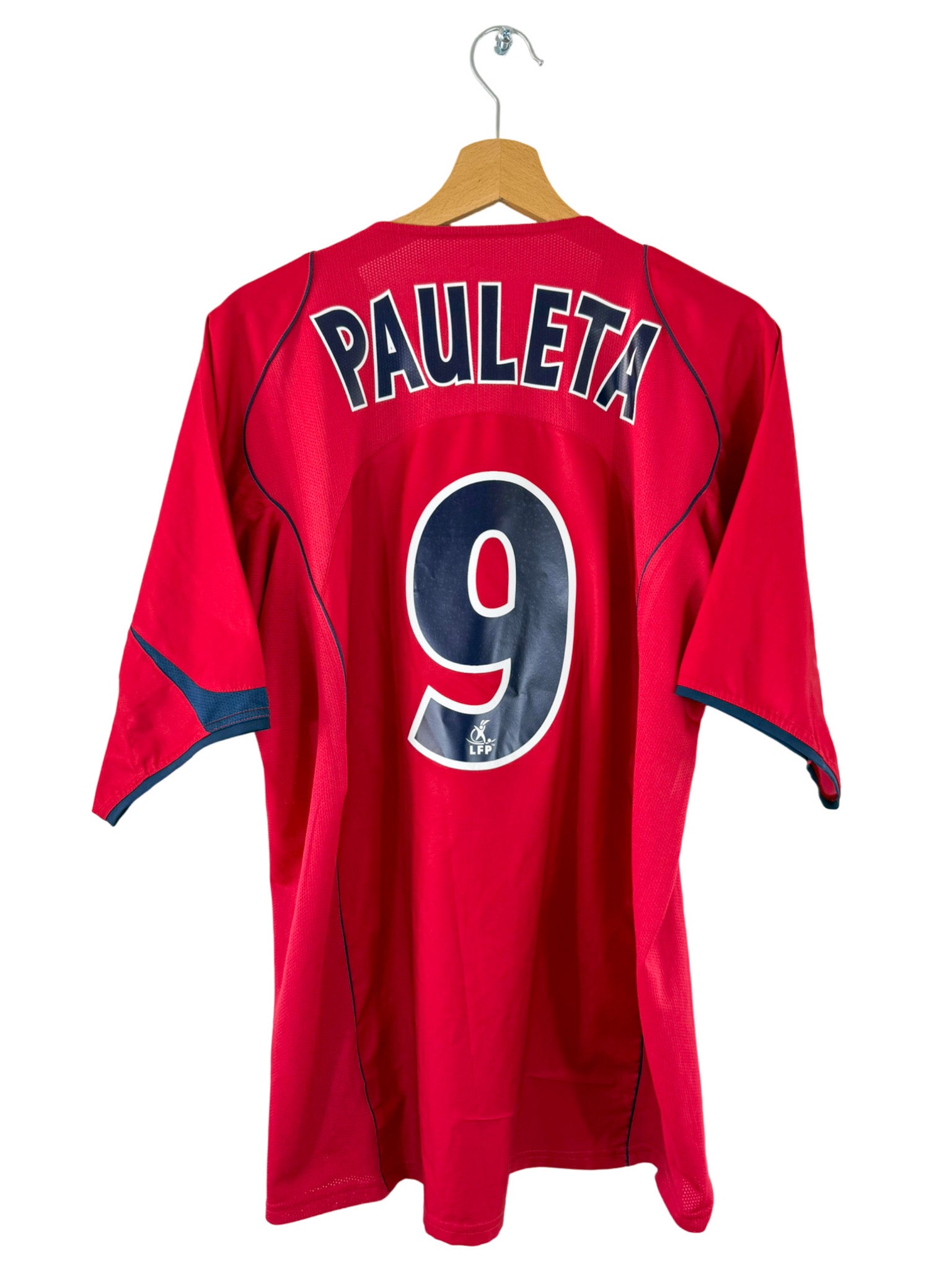 2004/2005 - Camiseta de visitante del Paris Saint-Germain [#9 Pauleta] Nike - Talla L