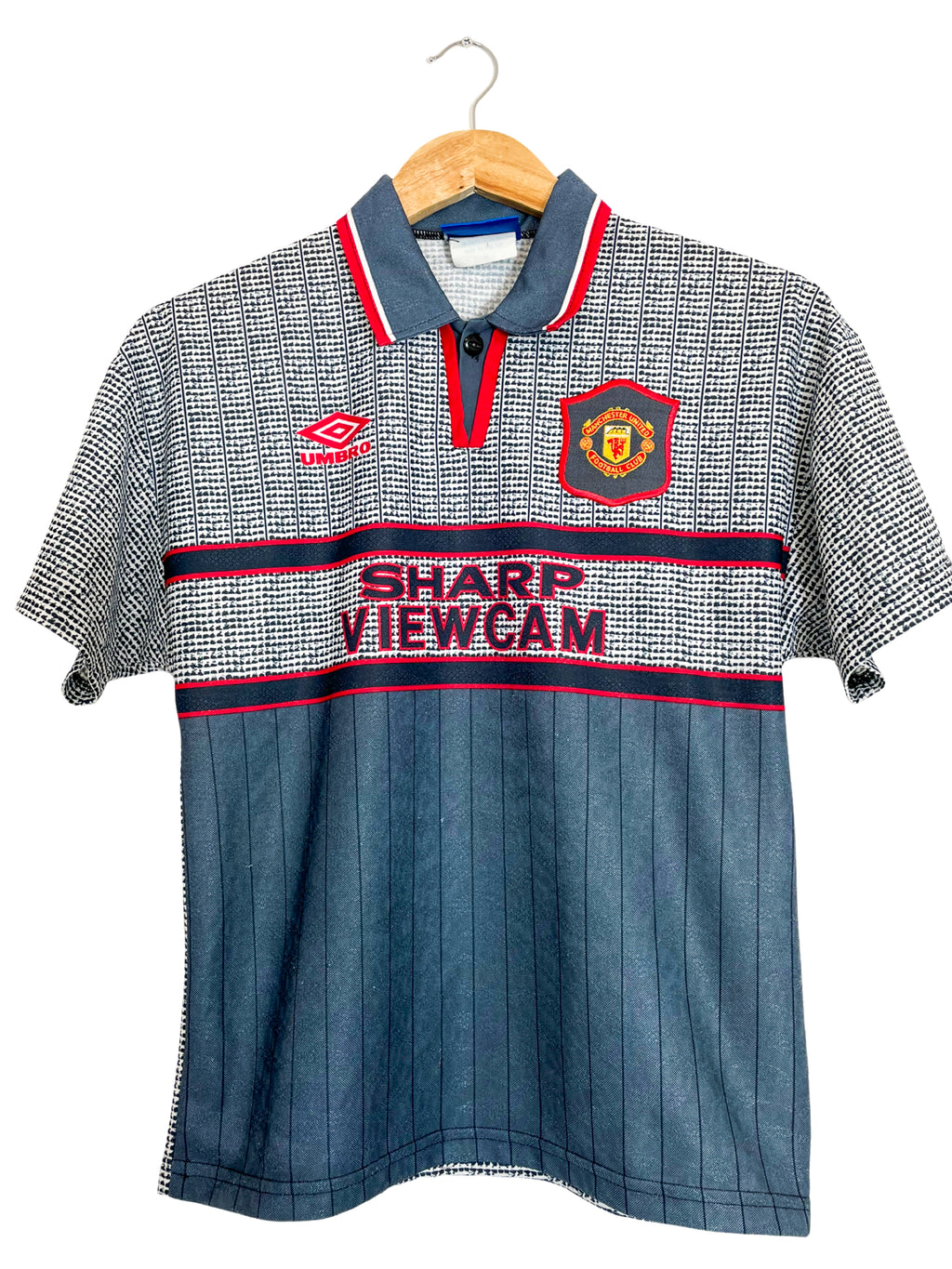 1995/1996 – Maillot Manchester United extérieur Umbro - 12 ans