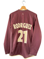 2006/2007 - Maillot PSG extérieur [#21 Rodriguez] *Manches Longues* - S