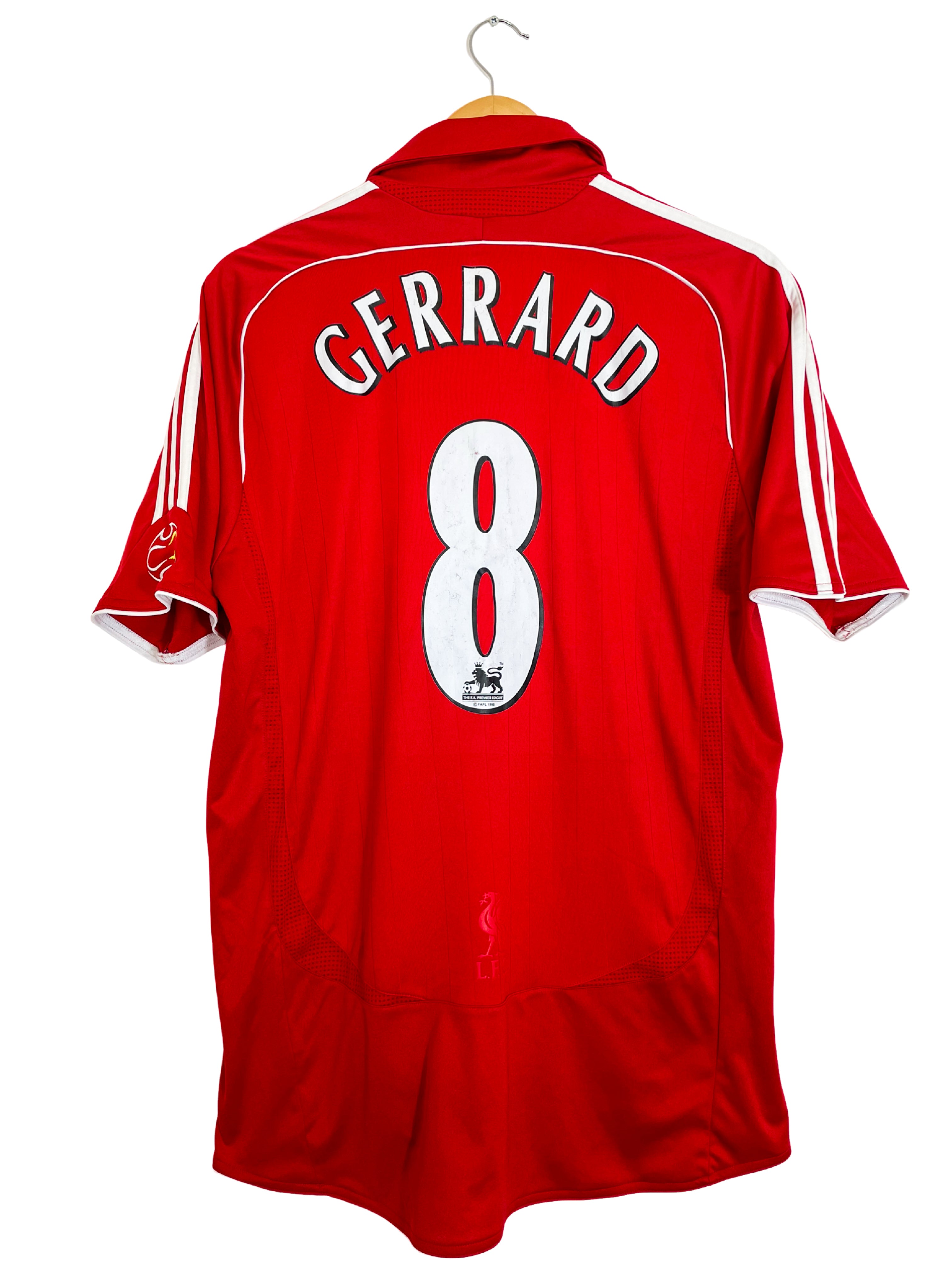 2006/2008 – Maillot Liverpool domicile [#8 GERRARD] Adidas - M