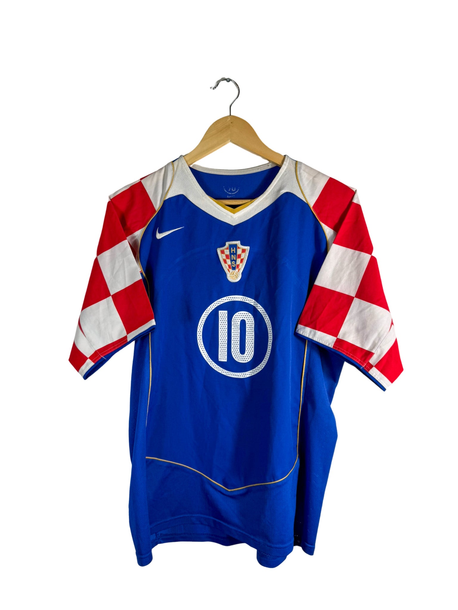 2004 – Croatia away jersey [#10 N. Kovač] - S – Vista football shop