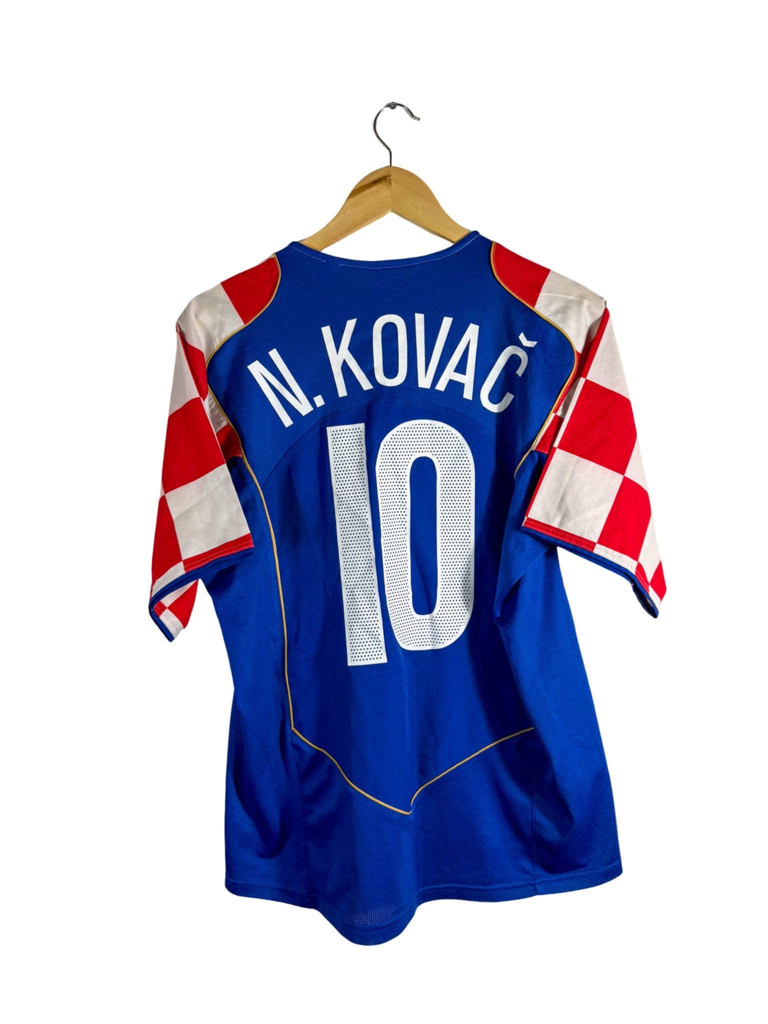 2004 – Maillot Croatie extérieur [#10 N. Kovač] Nike - S