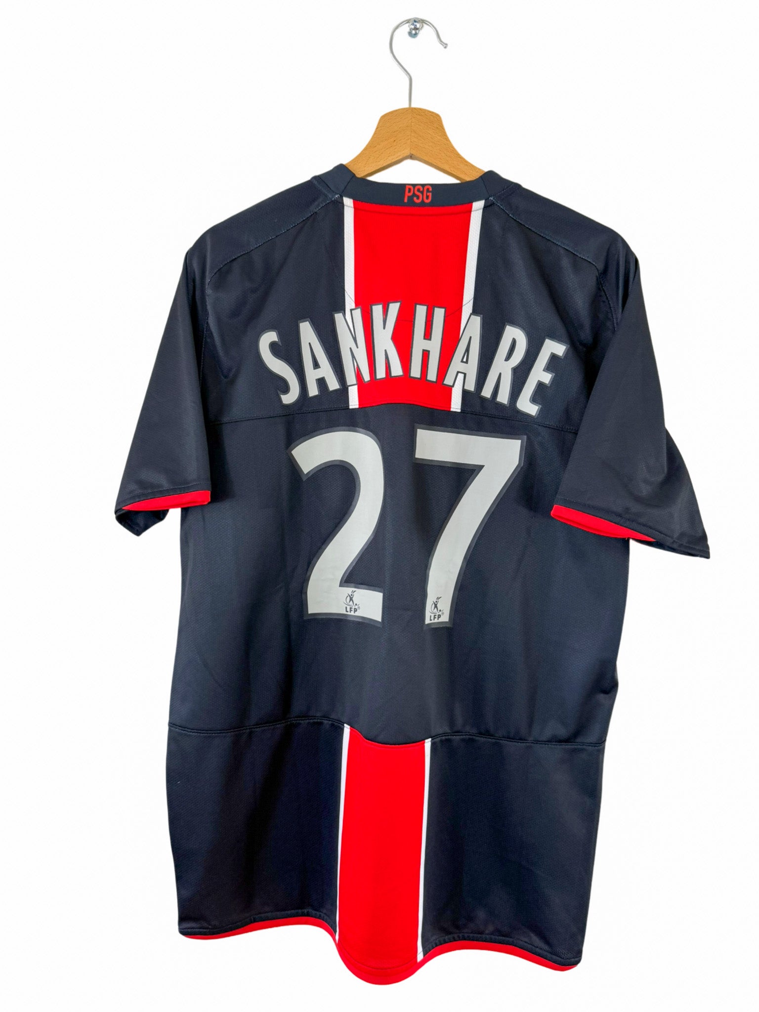 2009/2010 - Camiseta local del PSG [#27 Sankhare] Nike *Firmada* - Talla M
