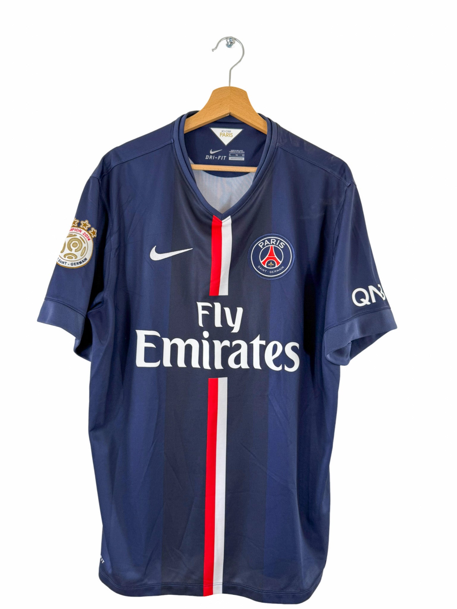 2014/2015 - Camiseta local del PSG [#10 Ibrahimović] Nike - Talla XL