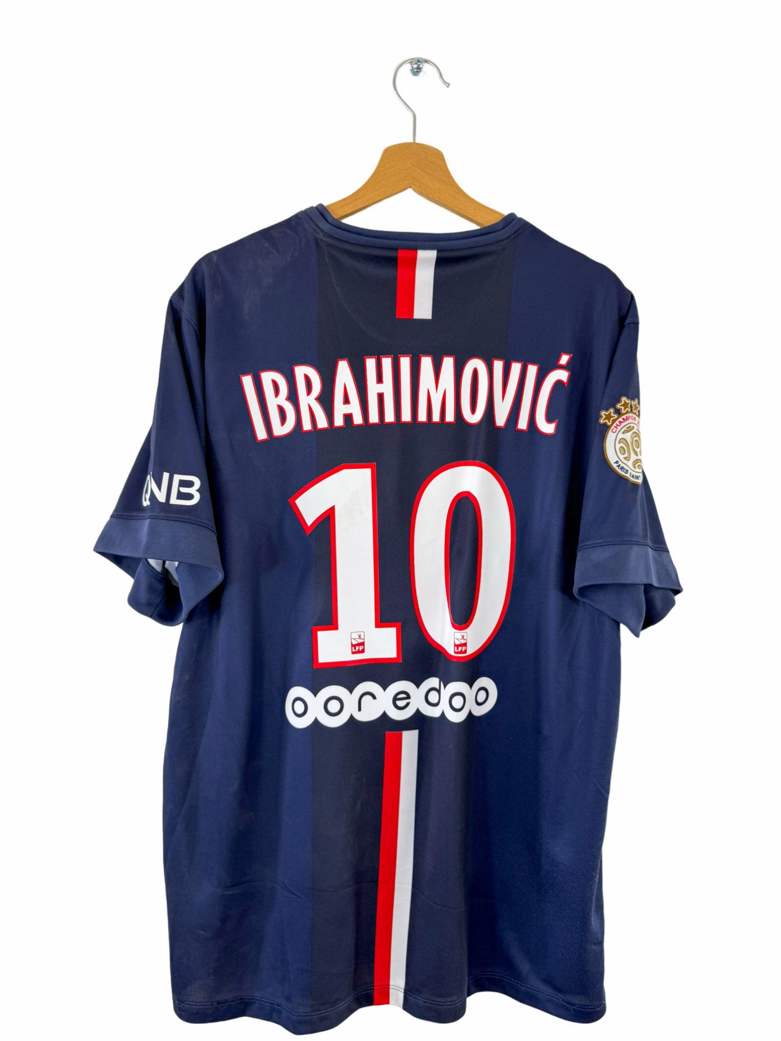 2014/2015 - Camiseta local del PSG [#10 Ibrahimović] Nike - Talla XL