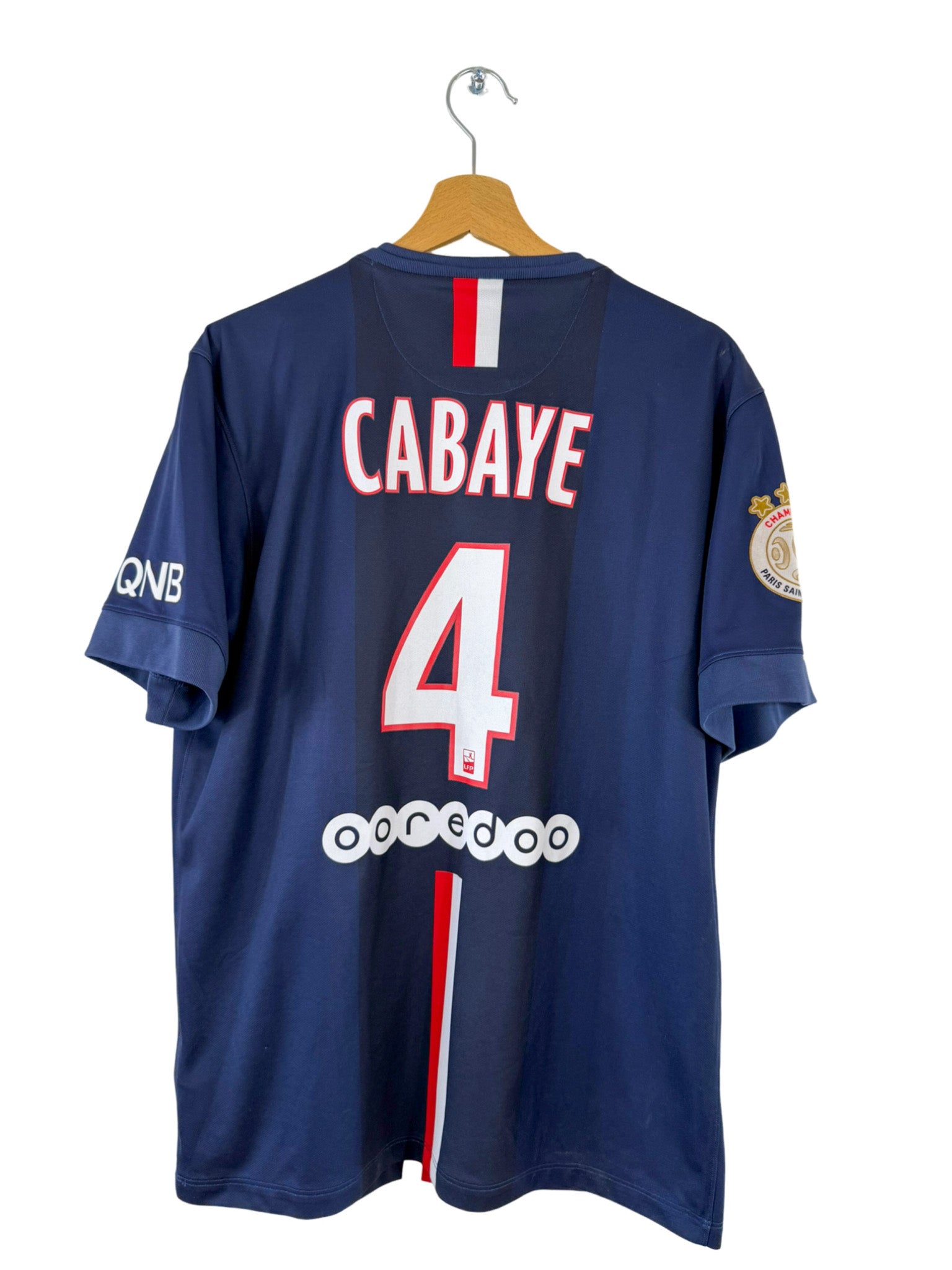 2015/2016 - Camiseta local del PSG [#4 Cabaye] Nike - Talla L