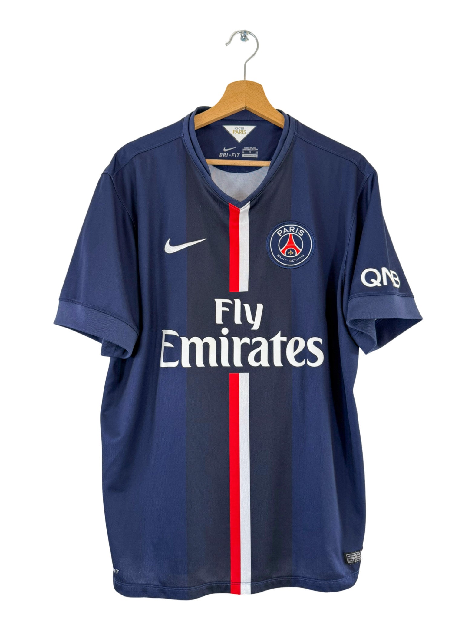 2014/2015 - Camiseta local del PSG [#8 Thiago Motta] Nike - Talla XL