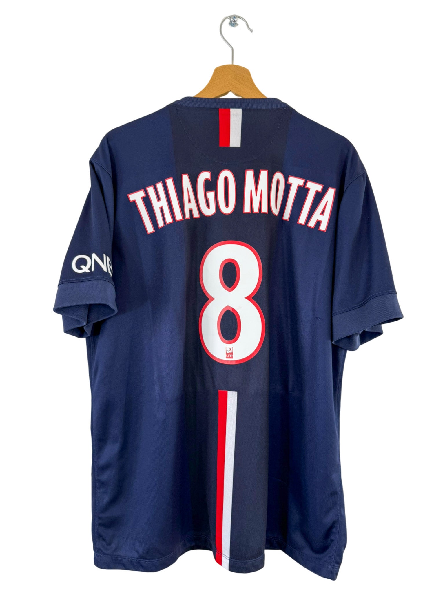 2014/2015 - Camiseta local del PSG [#8 Thiago Motta] Nike - Talla XL