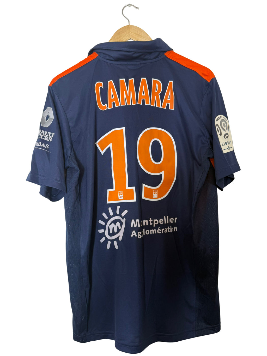 2010/2011 – Maillot Montpellier HSC domicile *Match Issue* [#19 Camara] - L