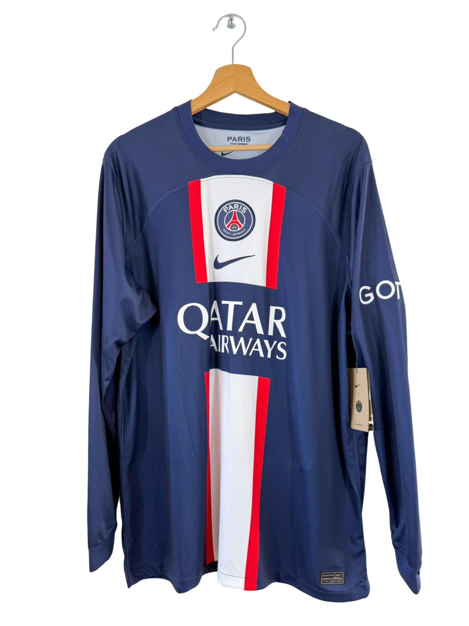 2022/2023 - Maillot PSG domicile [#10 Neymar Jr] *Manches Longues* *Neuf* - XL