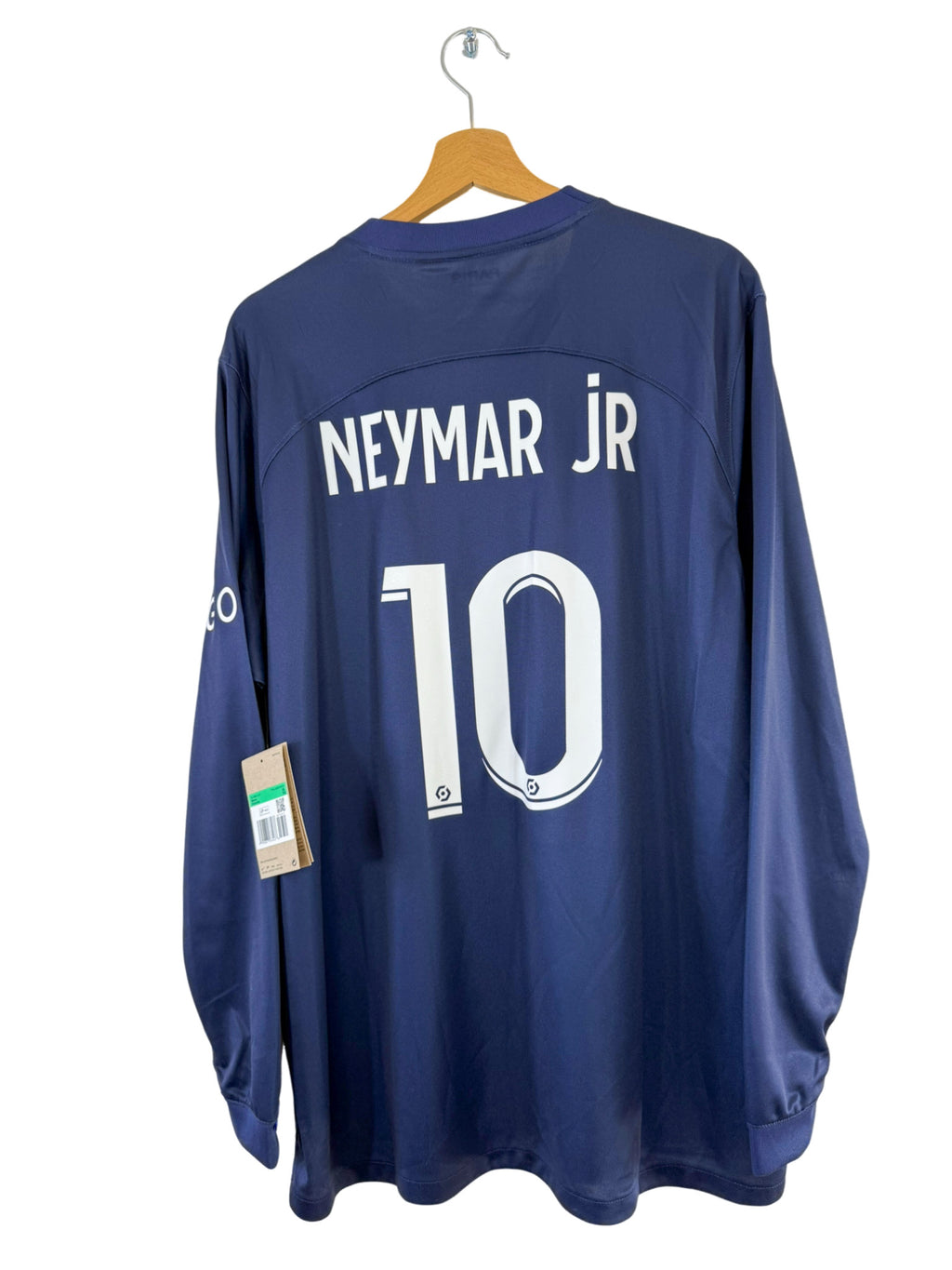 2022/2023 - Maillot PSG domicile [#10 Neymar Jr] *Manches Longues* *Neuf* - XL