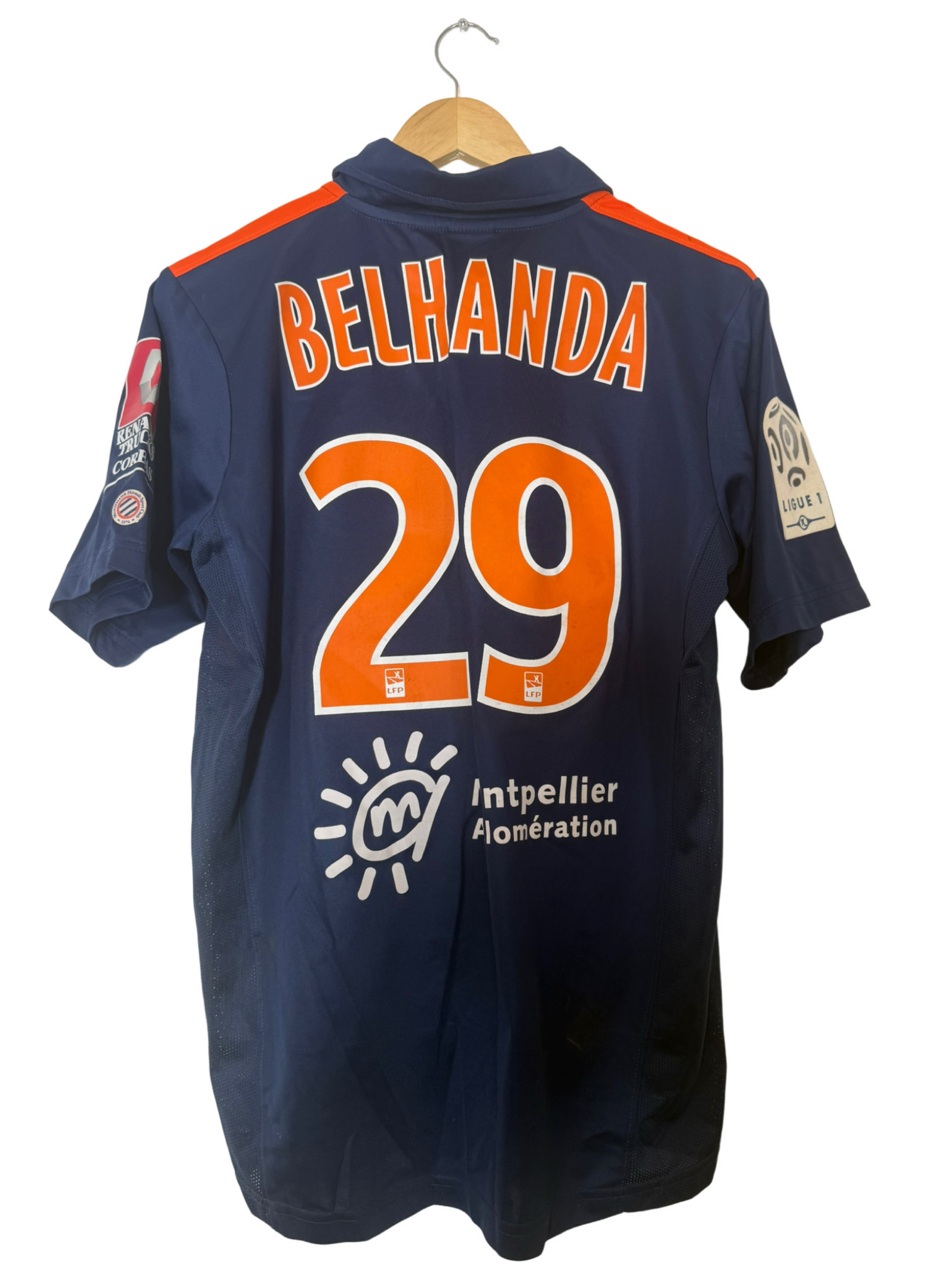 2010/2011 – Maillot Montpellier domicile [#29 Belhanda] Nike *Match Issue* - M