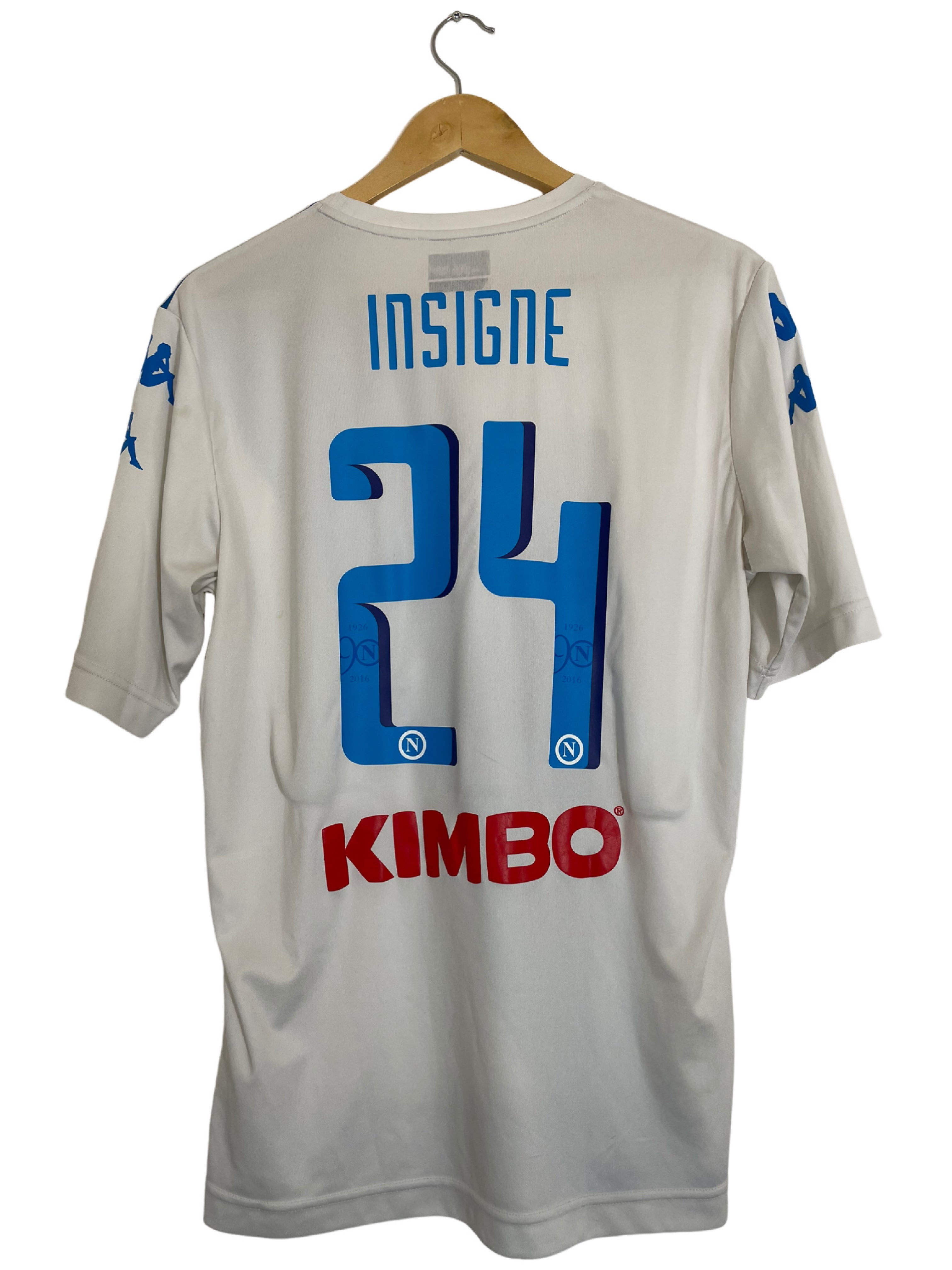 2016/2017 – Maillot SSC Naples extérieur [#24 Insigne]  - XL