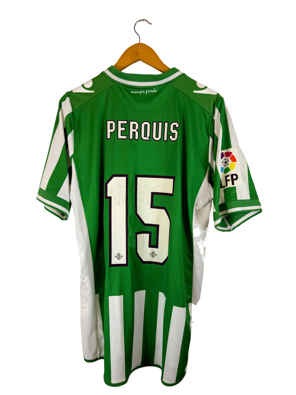 2013/2014 – Maillot Real Betis domicile [#15 Perquis] Match Issue – XL