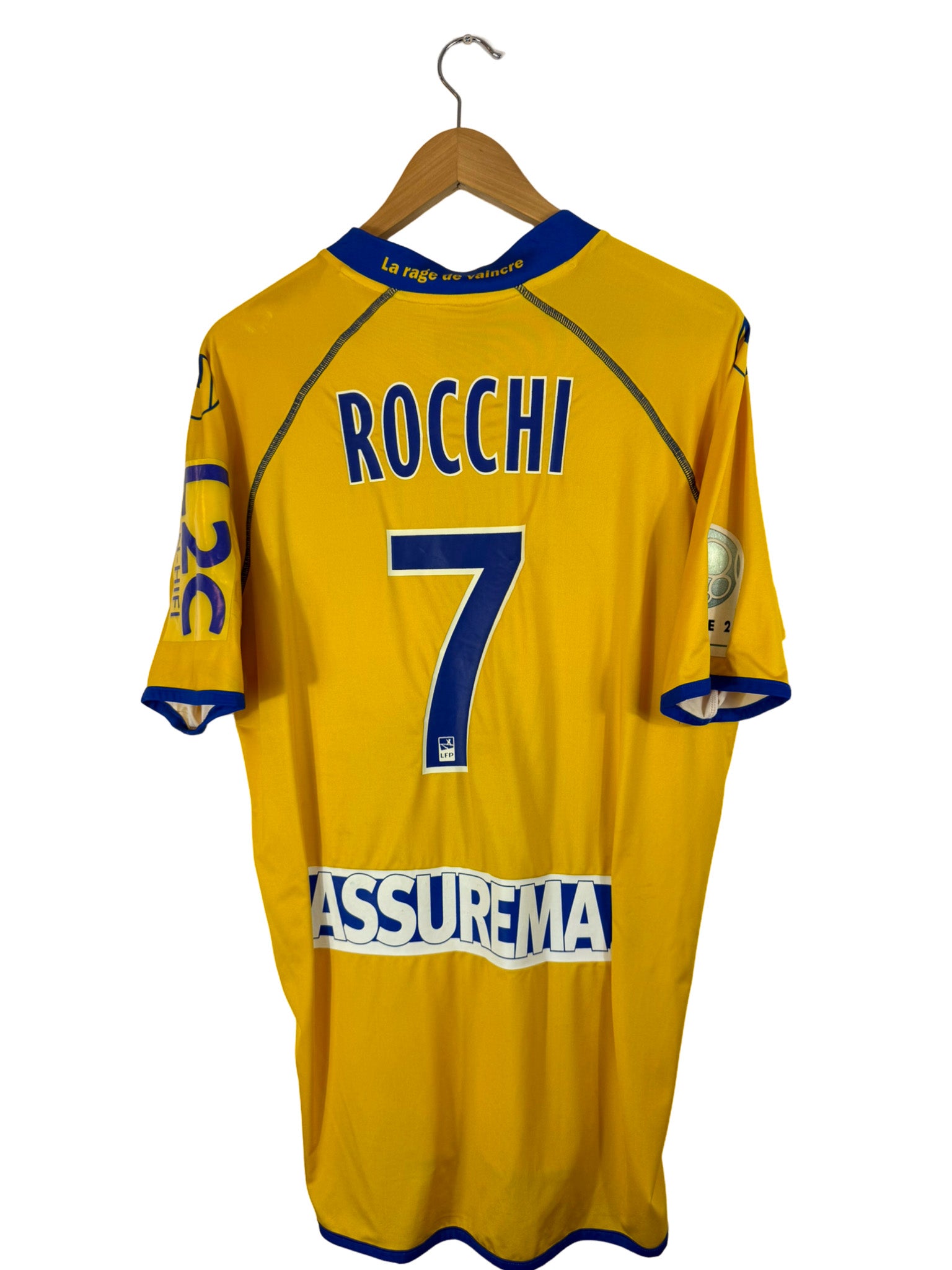2012/2013 – Maillot AC Arles-Avignon extérieur [#7 Rocchi] Uhlsport Match Issue – L