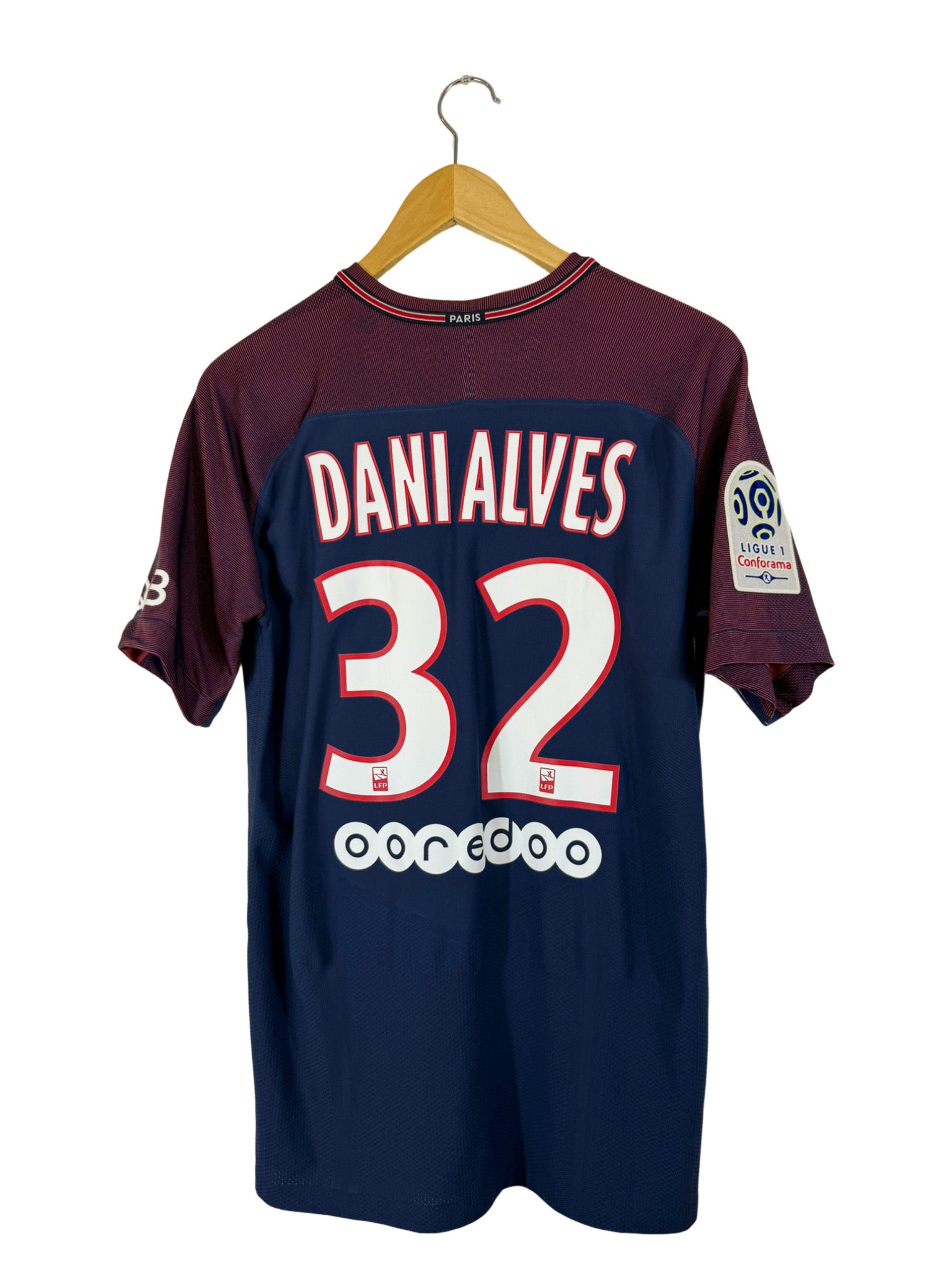 2017/2018 – Maillot Paris Saint-Germain domicile [#32 Dani Alves] Nike *Version Pro Aeroswift* – M