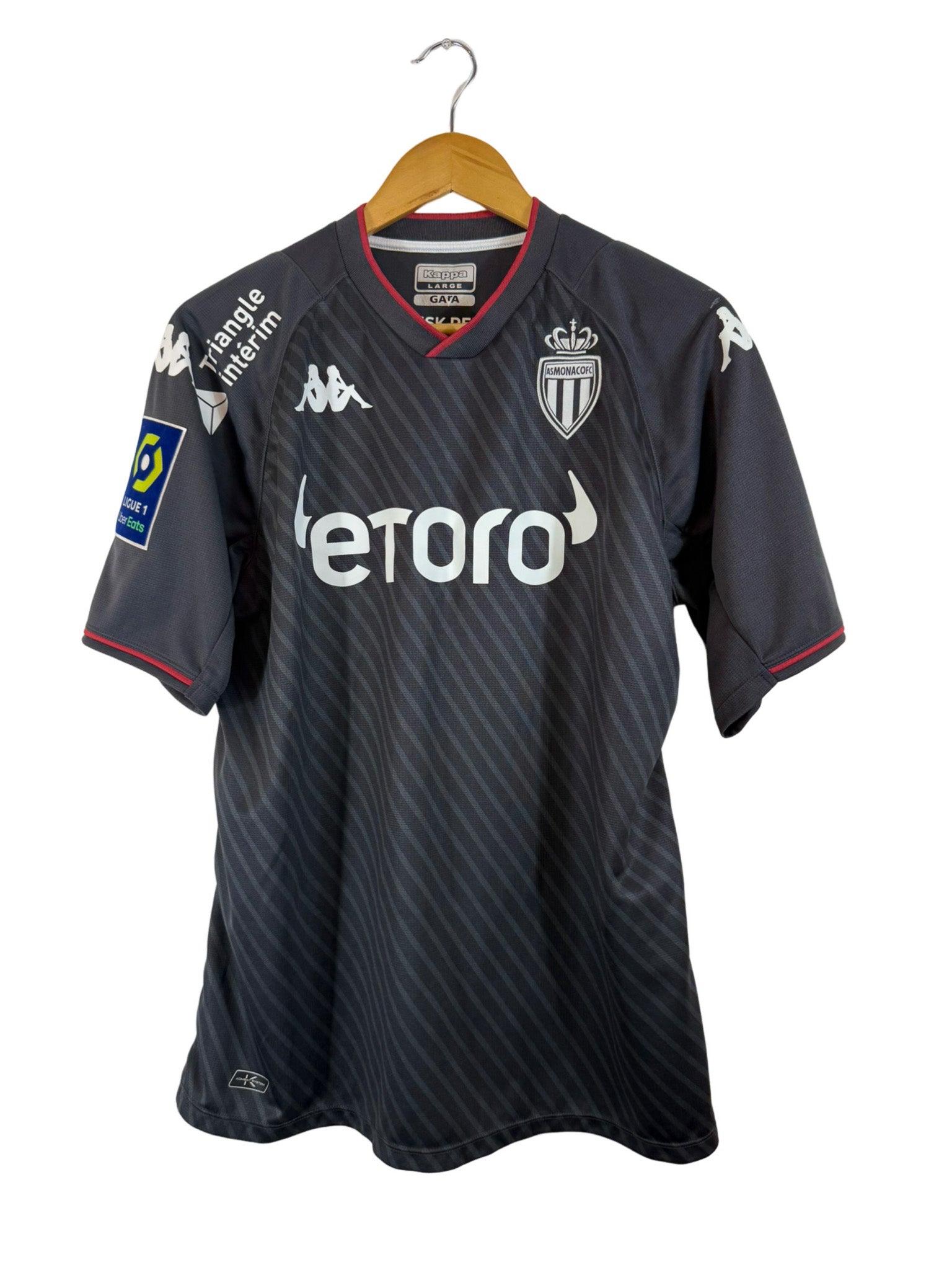 2013/2014 - AS Monaco Away Jersey [#9 Falcao] Macron - M – Vista