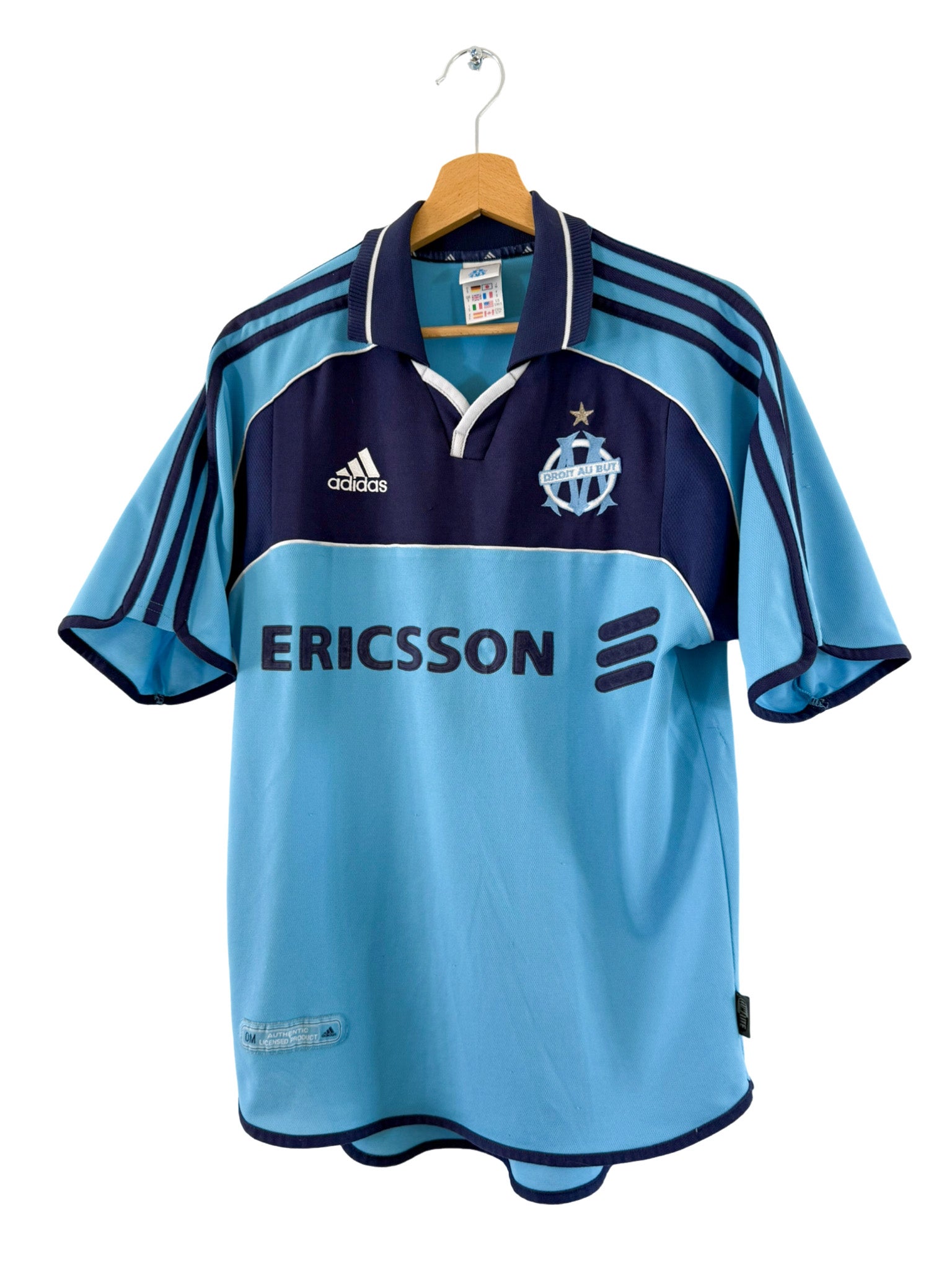 2000/2001 - Maillot Olympique de Marseille extérieur - S