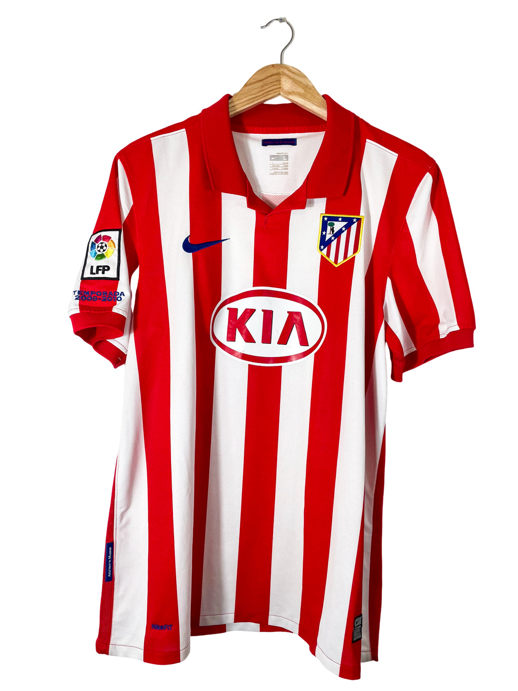2009/2010 – Maillot Atlético de Madrid domicile [#10 Agüero] - L