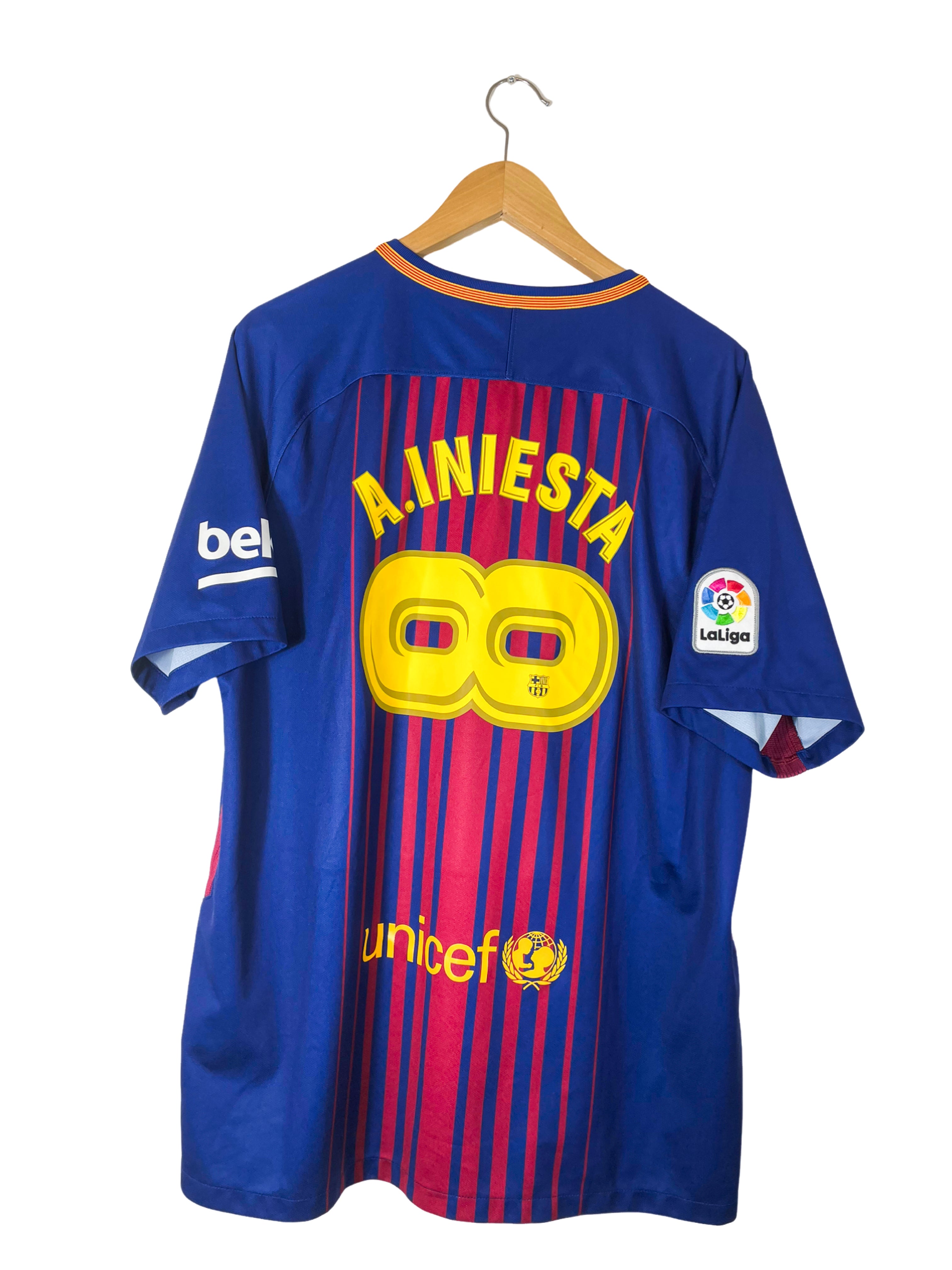 2017/2018 – Maillot Football Club Barcelone domicile [#8 INIESTA] - XL