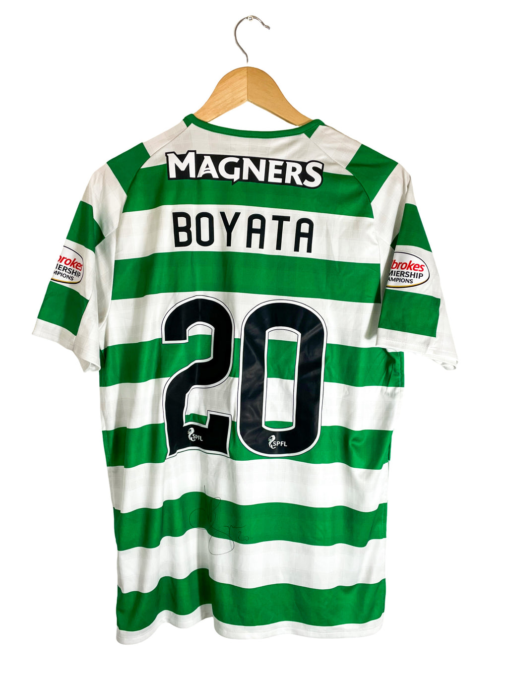 2018/2019 – Maillot Celtic Glasgow domicile *Match Issue* [#20 BOYATA] – M