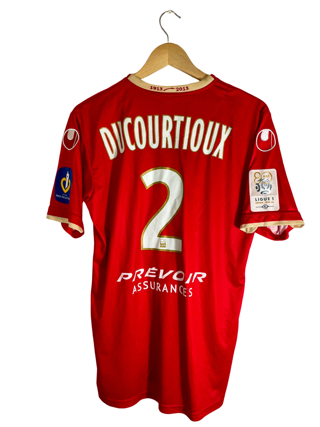 2012/2013 – Maillot Valenciennes FC domicile *Match Issue* [#2 DUCOURTIOUX] – M