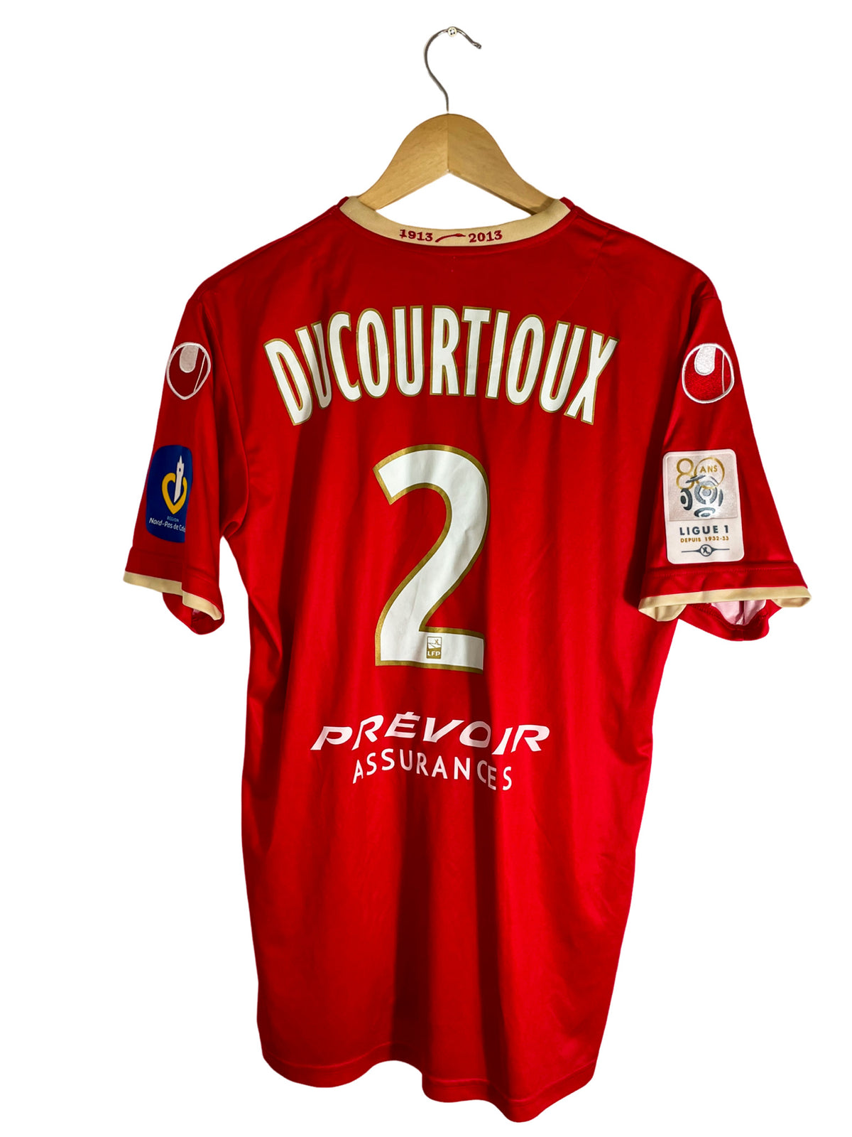 2012/2013 – Maillot Valenciennes FC domicile *Match Issue* [#2 DUCOURTIOUX] – M