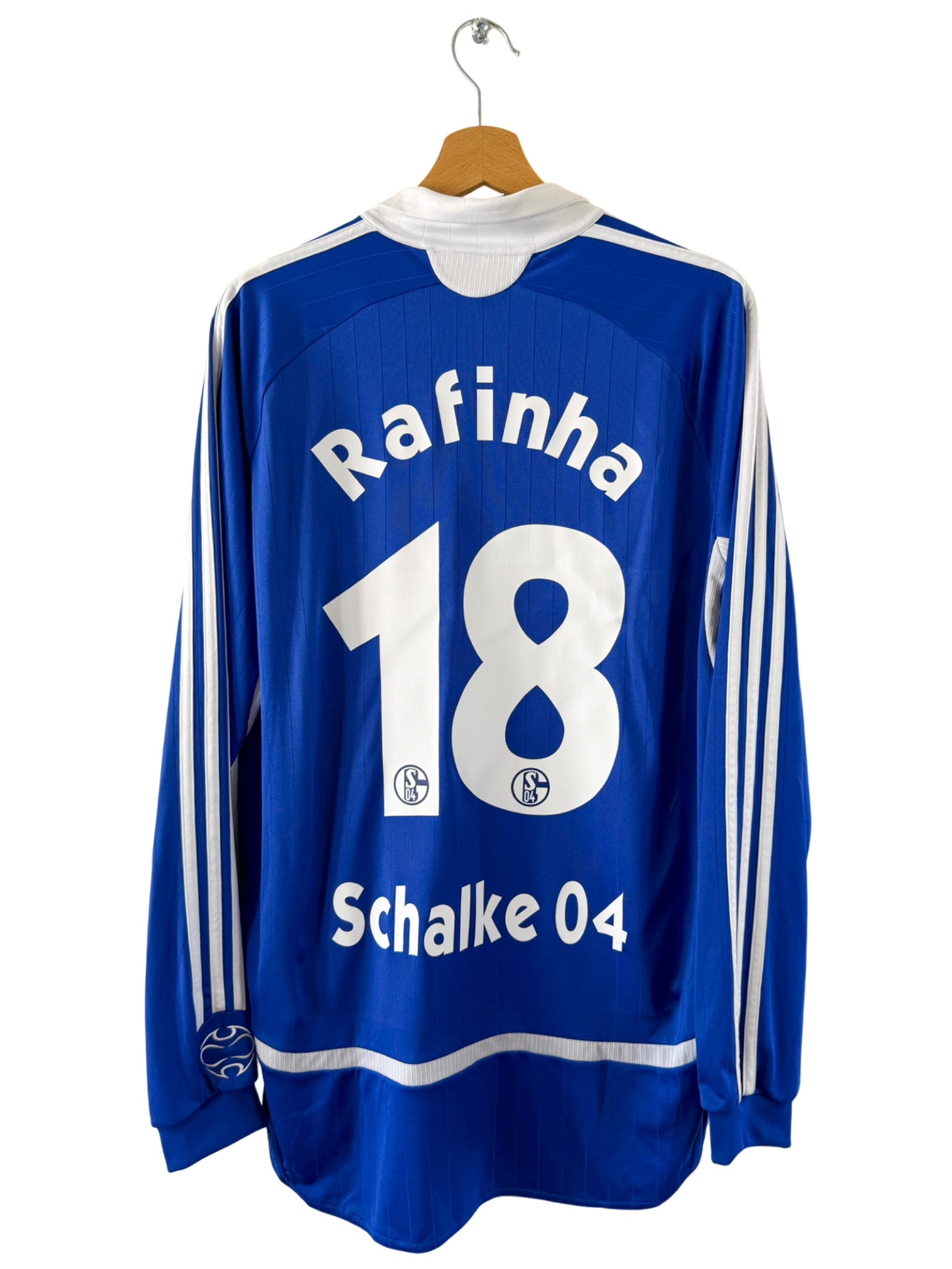 2007/2008 – Schalke 04 Home Shirt [#18 Rafinha] *Long Sleeves* - L