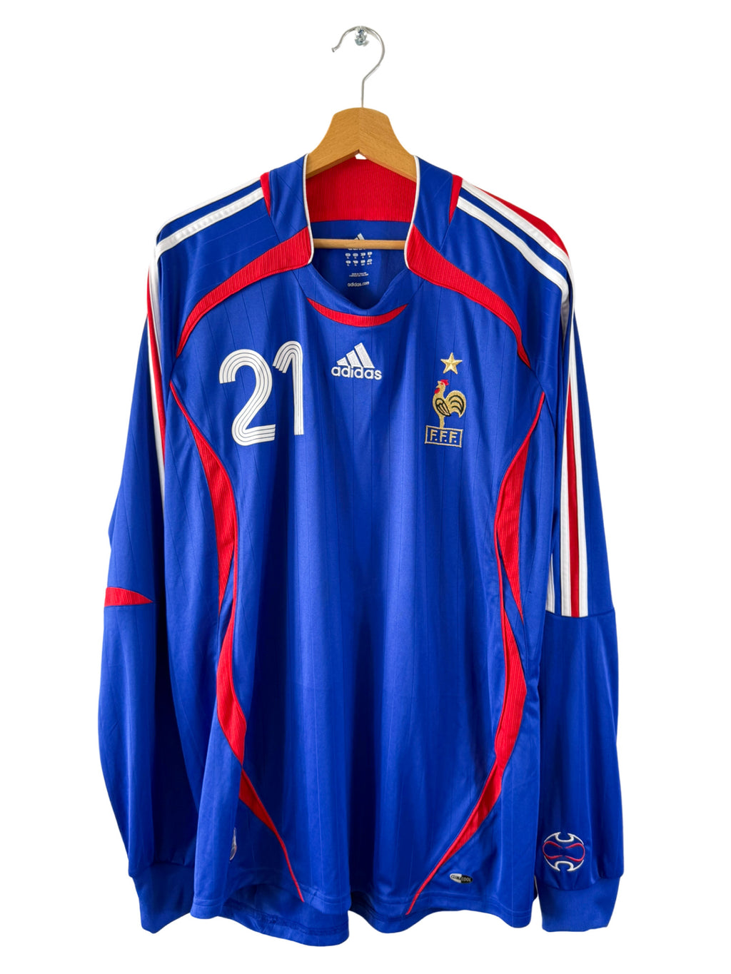 2006 – France Home Jersey [#21 Chimbonda] *Long Sleeves* - XL