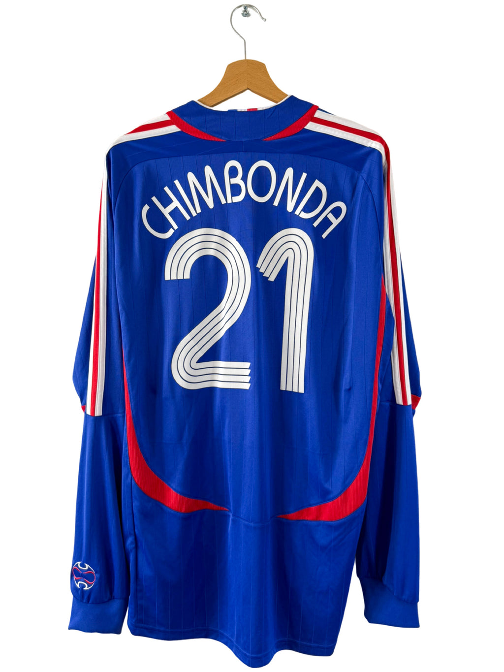 2006 – France Home Jersey [#21 Chimbonda] *Long Sleeves* - XL