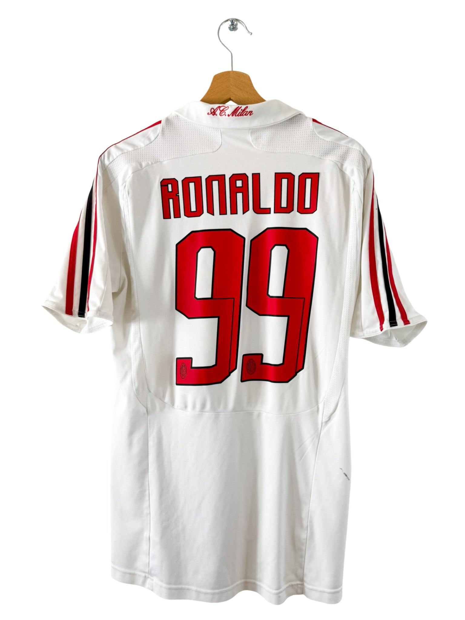 2008/2009 – Maillot AC Milan extérieur [#99 Ronaldo] - M