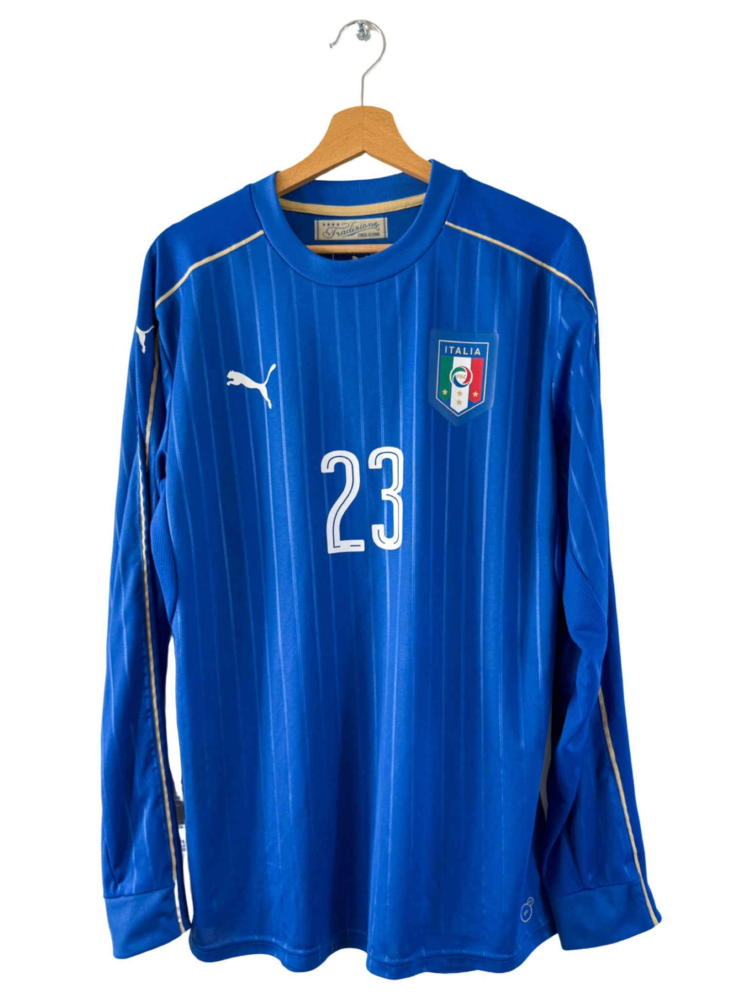 2016 – Maillot Italie domicile [#23 Giaccherini] *Manches Longues* - L