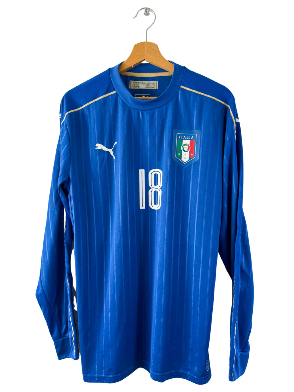 2016 – Maillot Italie domicile [#18 Parolo] *Manches Longues* - L