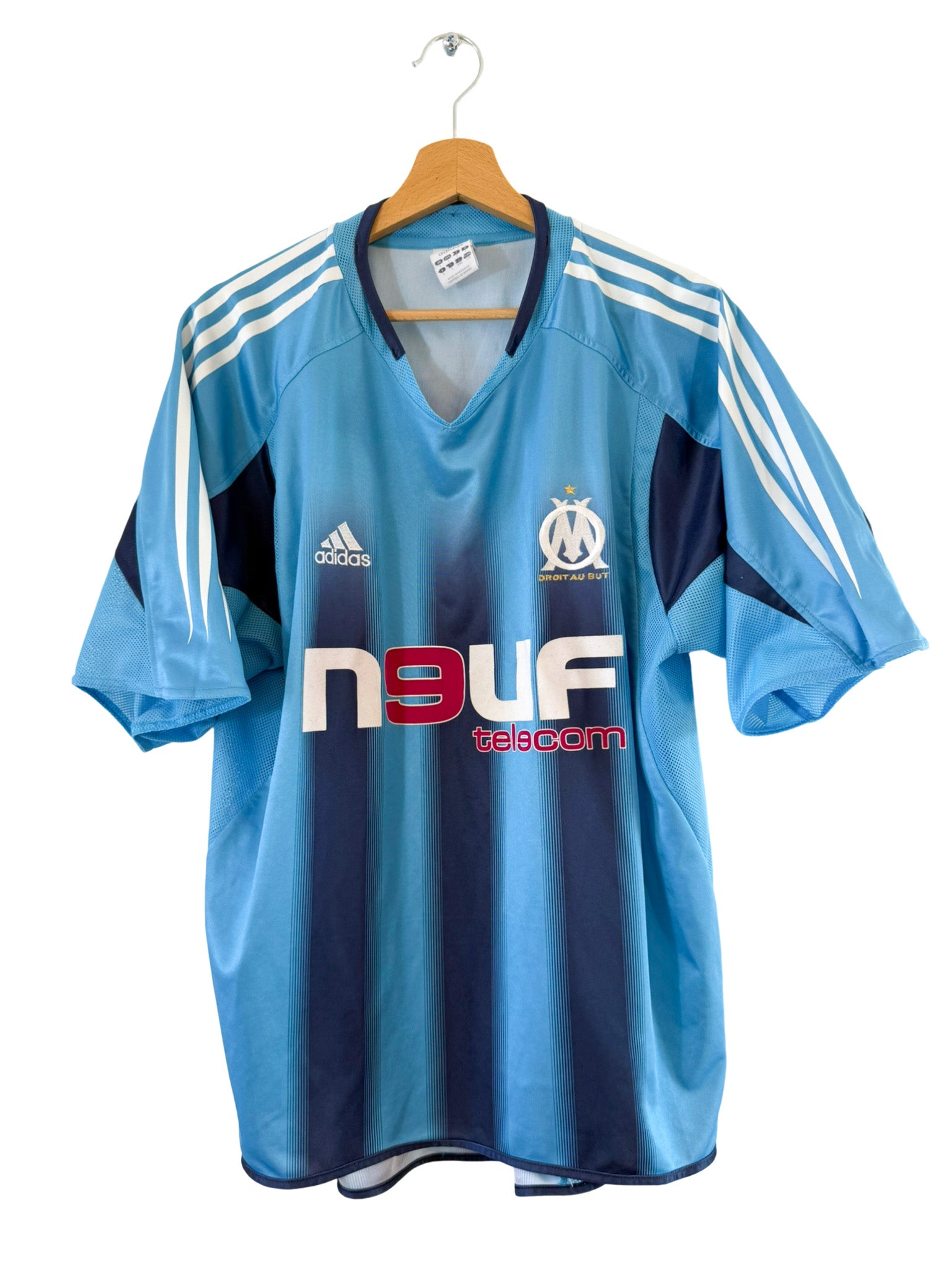 2004/2005 - Camiseta visitante del Olympique de Marsella [#3 Lizarazu] - L