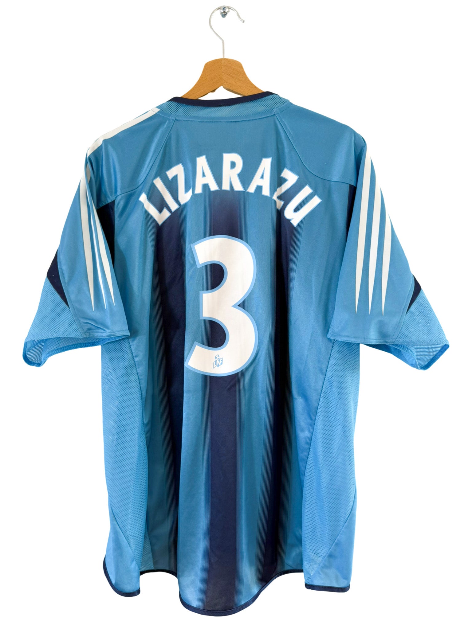 2004/2005 - Maillot Olympique de Marseille extérieur [#3 Lizarazu] - L