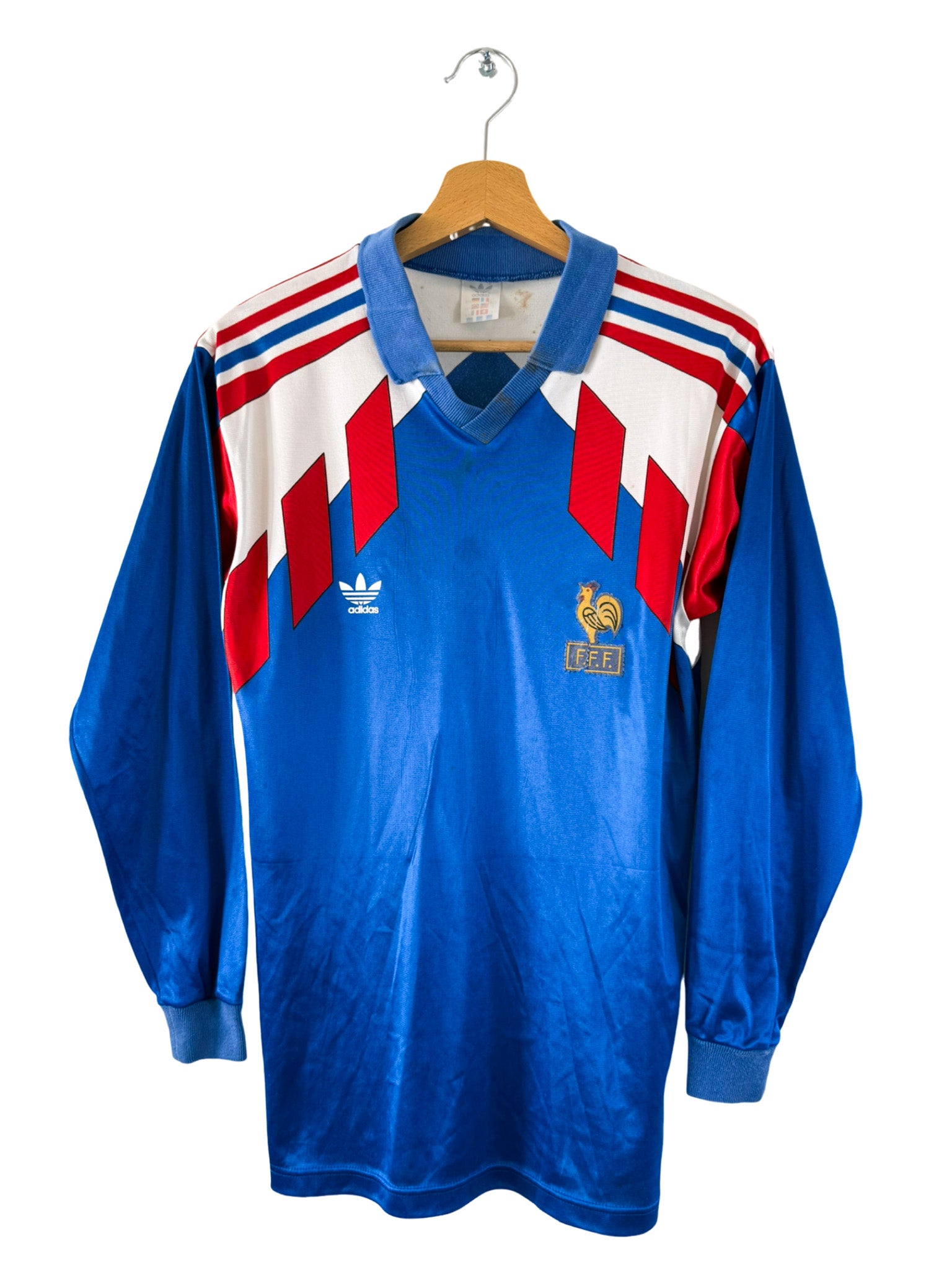 1990 – Maillot France domicile *Manches Longues* - S