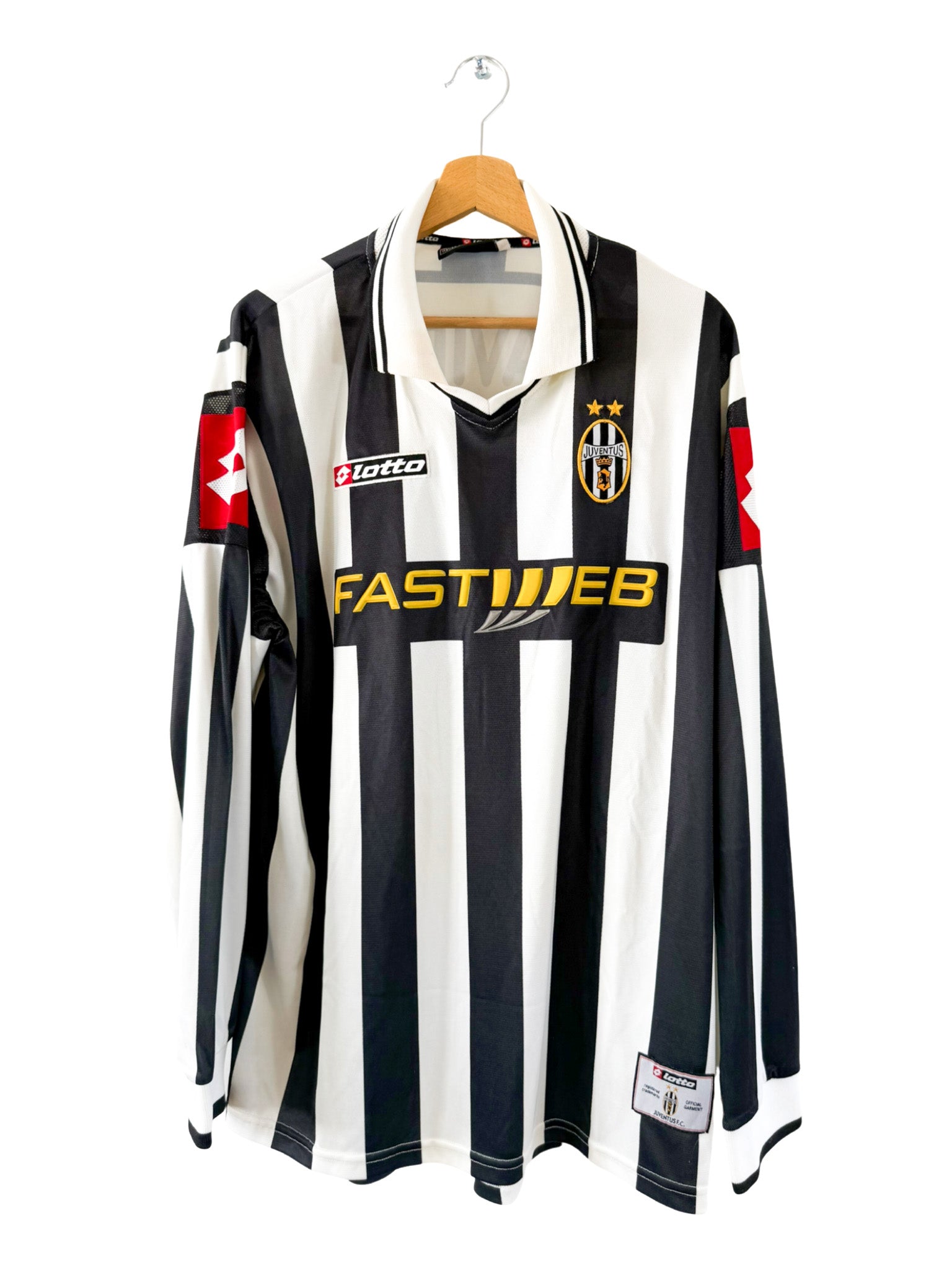 2001/2002 – Maillot Juventus domicile [#26 Davids] *Manches Longues* - XL