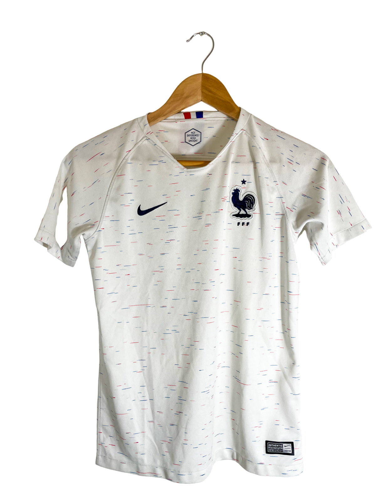 2018 – Maillot France extérieur – 12-13 ans