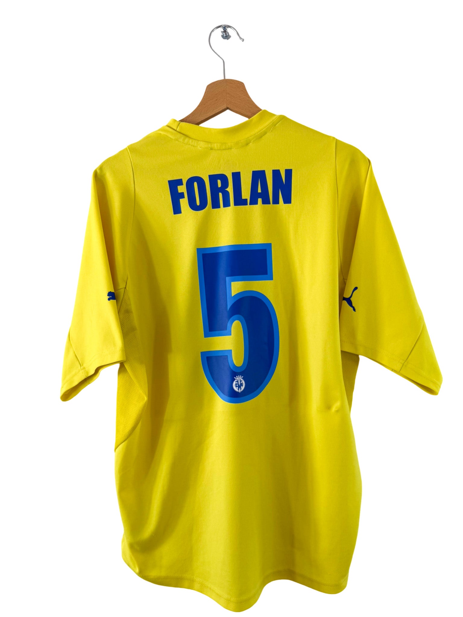 2005/2006 - Maillot Villarreal domicile [#5 FORLAN] - S
